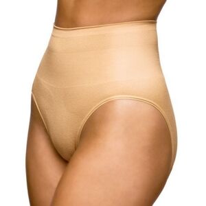 Body Wrap Shaping Brief Panty Shapewear Nude Beige Tummy Butt Lingerie Medium
